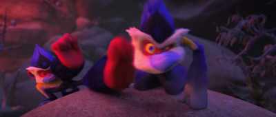 It's kick monkeys, - The Croods: A New Age