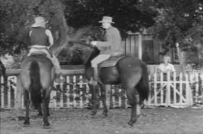 It's Kincaid, with my saddle. - Riders of Destiny