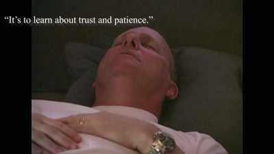 It's to learn-- it's
about trust and patience. - Hacking the Afterlife