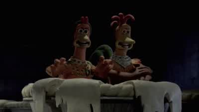 Lt's like an oven in here - Chicken Run
