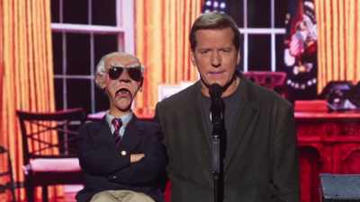 It's like, "Guys,
Can I come over here?" - Jeff Dunham: Me The People