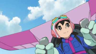 It's like Hopter.
We can control the way it flies. - Doraemon the Movie: Nobita's Sky Utopia