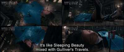 It's like Sleeping Beauty
mixed with Gulliver's Travels. - Shin Ultraman