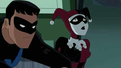It's like that thing when you can't
remember if it's suppose to be "their..." - Batman and Harley Quinn