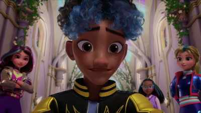 It's locked.
Did Ms. Primrose always have a lock? - Unicorn Academy