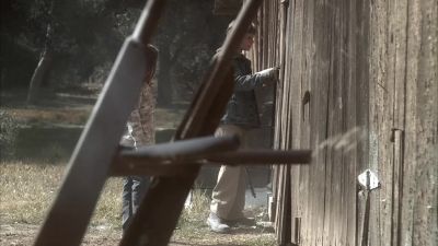- It's locked. - We shouldn't go in. - Jericho