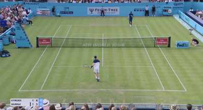 -It's another match point. That's too bad!
-Game, set and match, Kyrgios. - Andy Murray: Resurfacing