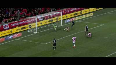 It's McClean for Stoke,
he's looking for Allan - Take Us Home: Leeds United