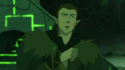 - It's me!
- [spits] - The Legend of Vox Machina