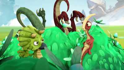 It's more like watching T show off.
I'm going back to the den. - Gigantosaurus