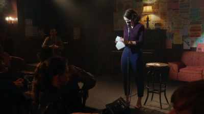It's more of a visual
spelling joke, I guess. See... - The Marvelous Mrs. Maisel