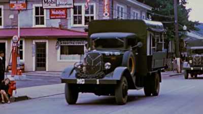 It's more sideshow
than show of force. - The Pacific War in Color
