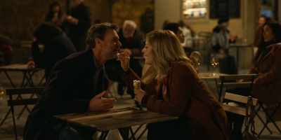 -It's more there.
-Got it? I… I'm hopeless. [chuckles] - La Dolce Villa