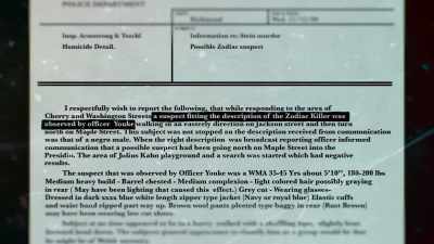 It's mostly believed
that Donald Fouke - Myth of the Zodiac Killer