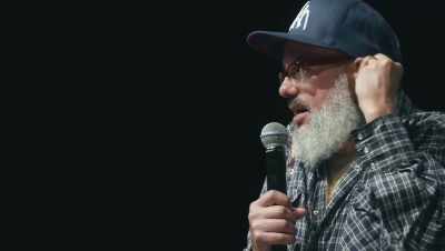 It's... her mouth is right here
and I'm doing all this stuff - David Cross: Oh Come On