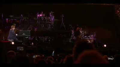 ♪ It's much too late to save myself ♪ - Elton John Live: Farewell from Dodger Stadium