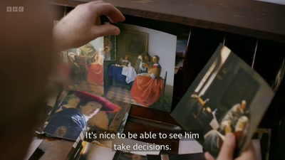It's nice to be able to see him
make decisions. - Close to Vermeer