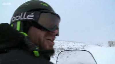 It's nice to be back
on the snow again. - The Mountain