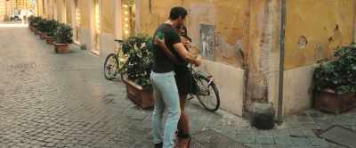 It's nice to see you. Give me a hug.
- It's so good to see you. - Meet Me in Rome