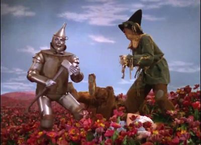It's no use screaming at a time like this - The Wizard of Oz