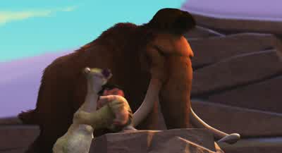 Its nose is dry That means something's wrong with itSomeone should lick it Just in case I'll do it - Ice Age