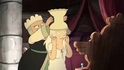 It's not a veil, ma'am. It's your corset. - Disenchantment