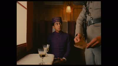It's not a very flattering portrait. - The Grand Budapest Hotel