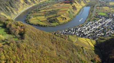 It's not just the extra sunshine
that makes these vineyards special. - World's Most Scenic River Journeys
