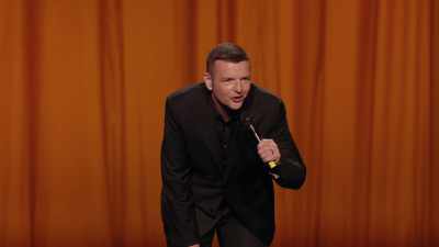 It's not quite as convincing
for a Cork audience, a special. - Kevin Bridges: The Overdue Catch-Up