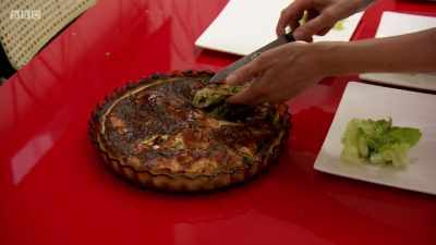 It's not quite cooked on the pastry bit, - Back in Time for Dinner