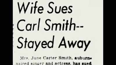 It's not something that you
really did in the mid-1950s. - June