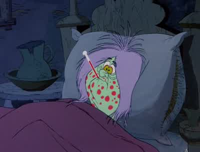 It's not too serious Madam You should recover in a few weeksand be as good I mean as bad as everBut I would suggest plenty of restand lots and lots of sunshineI hate sunshineI hate horrible wholesome sunshineI hate it I hate itI hate hate hate - The Sword in the Stone