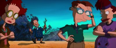 It's obvious The first thing to do is make a signal fire - Rugrats Go Wild