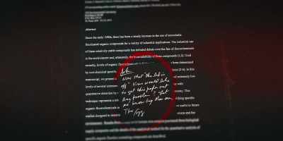 It's obviously
a Post-it that says, - Revealed: How to Poison a Planet