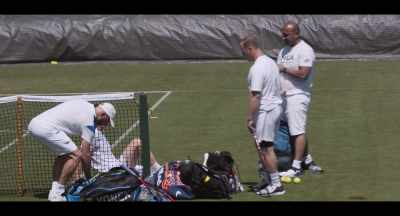 It's obviously hard, because he's-- - Andy Murray: Resurfacing