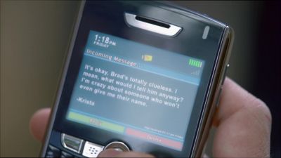 "It's ok,
brad's totally clueless. " - Ghost Whisperer