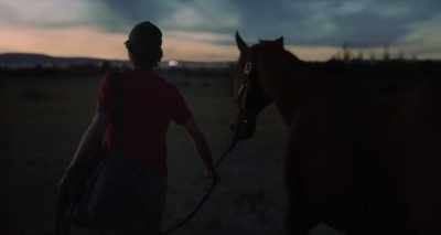 - It's OK, don't worry. It's OK.
- (DISTANT ENGINE DRONES) - Lean on Pete