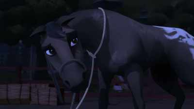 -It's okay, boy.
-[neighs] - Spirit: Riding Free
