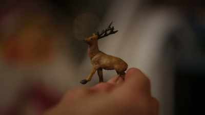 It's another one of
those little reindeers, - Mystery on Mistletoe Lane