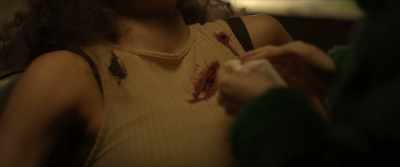 It's only
a small stab wound to the chest. - The Siege