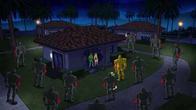 It's over,
Golden Glider. - Kite Man: Hell Yeah!