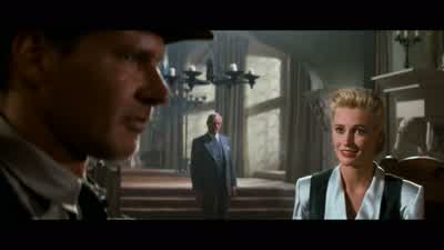 It's perfectly obvious where the pages areHe's given them to Marcus BrodyHENRY MarcusYou didn't drag poor Marcus along did youHe's not up to the challengeHe sticks out like a sore thumbWe'll find himThe hell you willHe's got a two day head start on - Indiana Jones and the Last Crusade