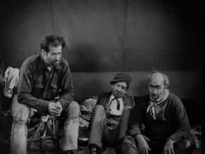 " It's plumb low-down to do a thing
like this ... an' her trustin' us! " - 3 Bad Men