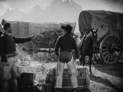 " It's plumb unsafe for you to go
ridin' alone that a-way." - 3 Bad Men