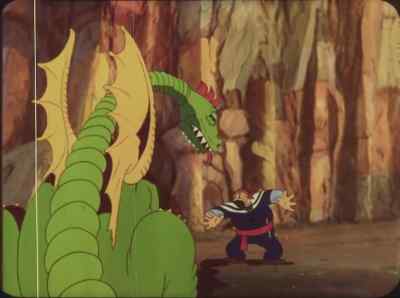It's Popeye the sailor man - Popeye the Sailor Meets Sindbad the Sailor