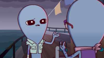 It's positive and calm. - Strange Planet