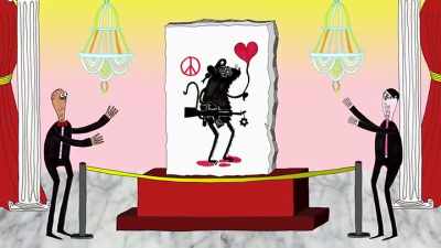 It's pretty selfish for a person
to take something off - Saving Banksy