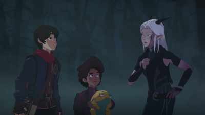 It's probably gone,
but let's not taunt it, okay? - The Dragon Prince
