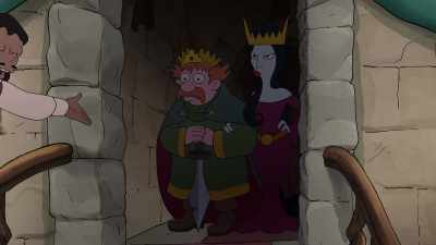 -It's Queen Oona and King Zog.
-[guests clapping] - Disenchantment