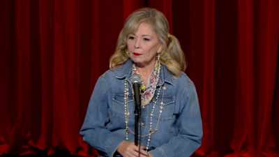 It's quite a short trip
sometimes over there. - Roseanne Barr: Cancel This!